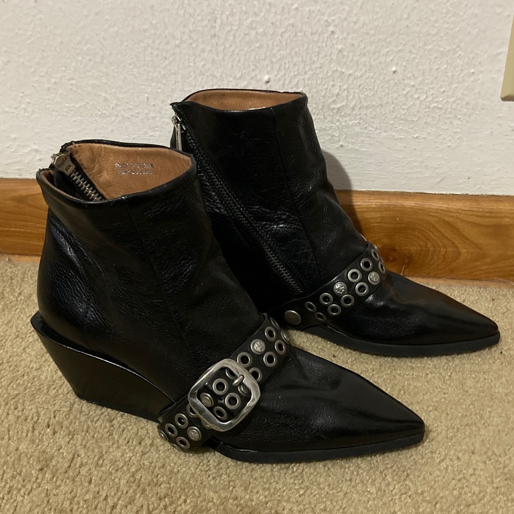 A.S.98 Black Ankle Boots EU37 US7